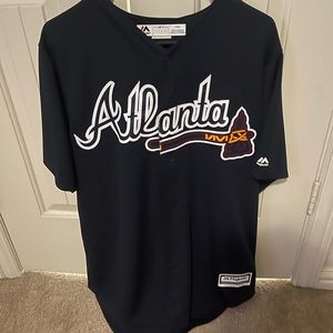 MAJESTIC Atlanta Braves Jersey Mens SIZE L